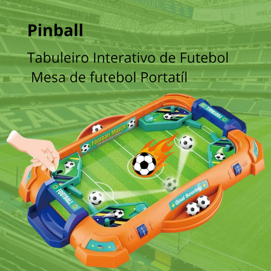 Mini Jogo de Futebol de Mesa Portátil