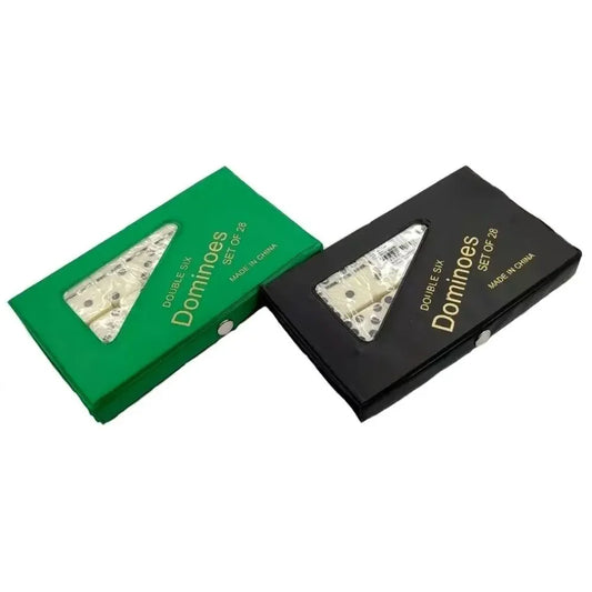 Dominó Profissional de Osso Branco