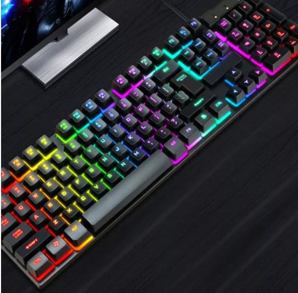 Teclado Gamer Retroiluminado RGB LED
