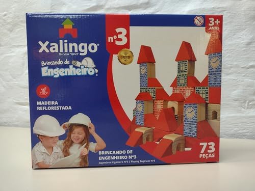 Brincando de Engenheiro Xalingo – 73 Pcs