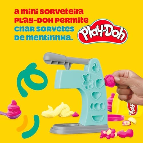 Massinha Play-Doh Mini Sorveteria Divertida