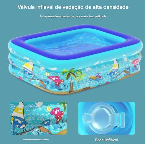 Piscina Inflável ( Moldura PVC )