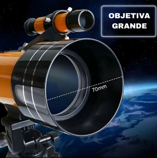 Telescópio Astronômico WALLY SKY - Refrator F30070M