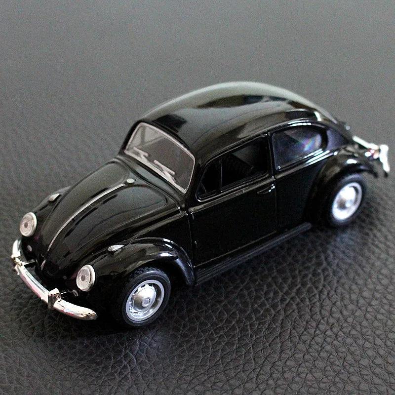 Carrinho Fusca Miniatura de Metal (Abre as Portas - Fricção)