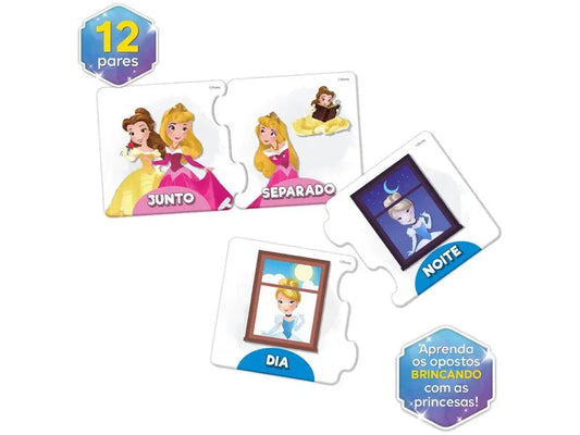 Jogo dos Opostos Princesas Disney – Mimo Toys