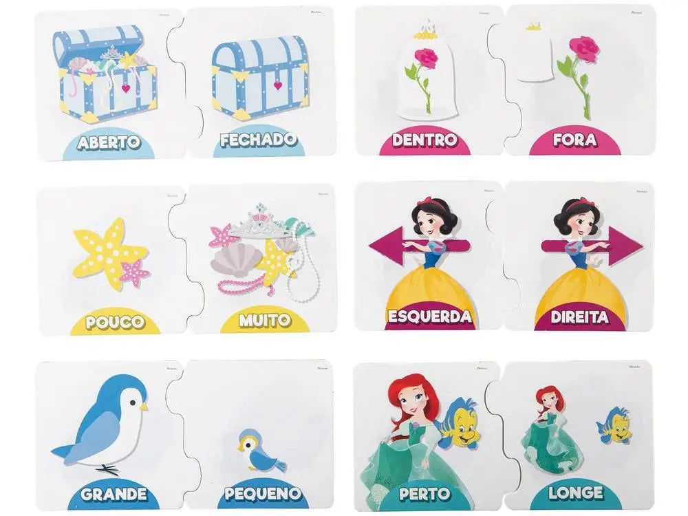 Jogo dos Opostos Princesas Disney – Mimo Toys