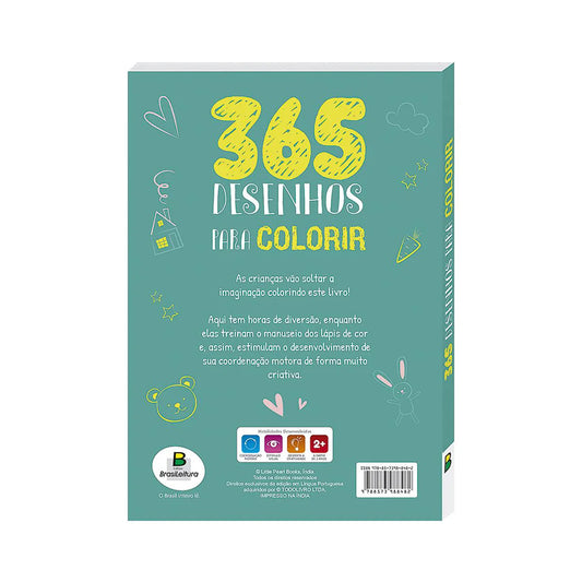Livro 365 Desenhos Para Colorir