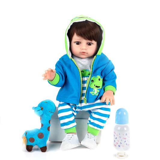 Bebê Reborn Menino e Girafinha