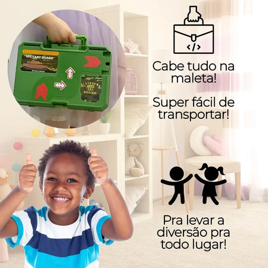 Maleta de Carrinho com Pista – Estação Policial