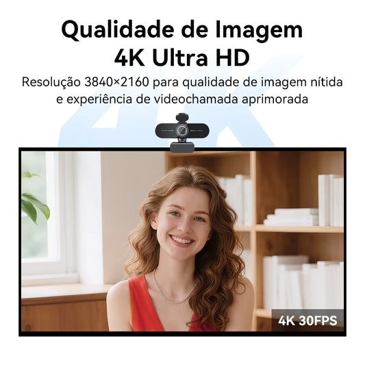 Webcam EMEET C60E 4K Autofoco