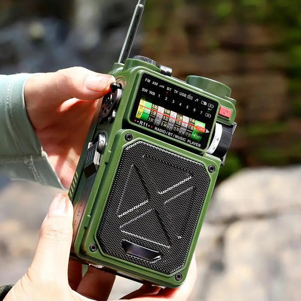 Rádio Solar Multifuncional Bluetooth R11 (Tempórario)