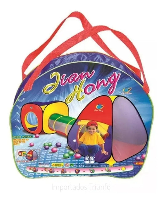 Barraca Toca Infantil 3x1 Com Túnel