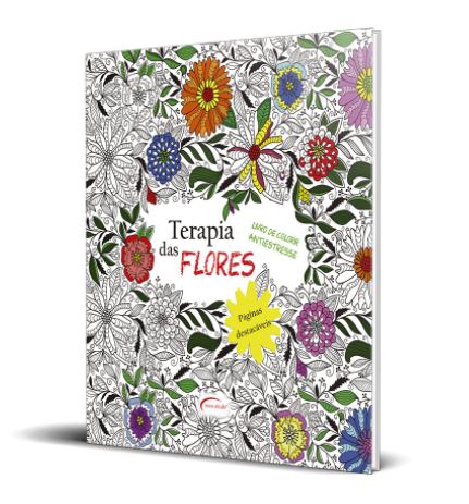 Terapia das Flores – Livro de Colorir Antiestresse (Folhas Destacáveis)