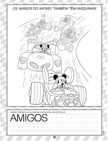 100 Páginas para Colorir Disney - Mickey