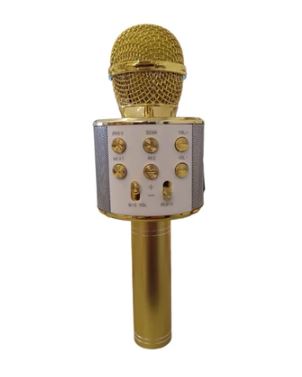 Microfone Bluetooth Karaokê (Grava + 4 efeitos de voz)