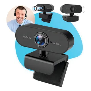 Webcam Full HD com Microfone (1080p)