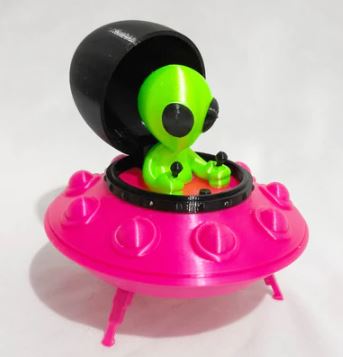 Disco Voador e Alienígena (Abre e Fecha)