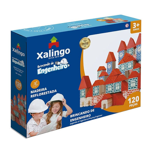 Brincando de Engenheiro Xalingo – 73 Pcs