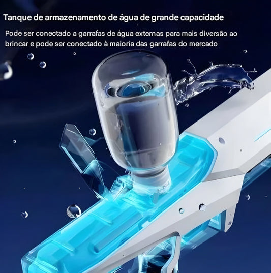 Pistola de Água Elétrica – Diversão Garantida no Verão!