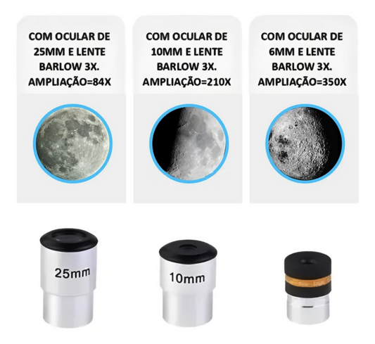 Telescópio Refrator Pro LE-2063