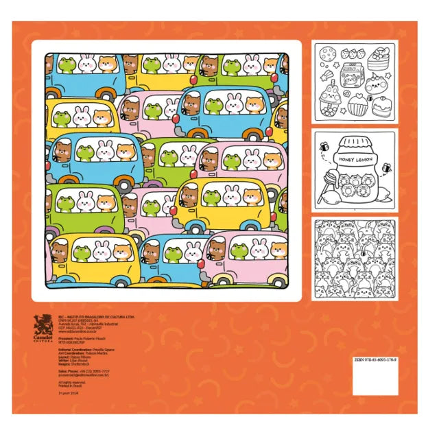 Cute & Comfy Livro de Colorir para Adultos