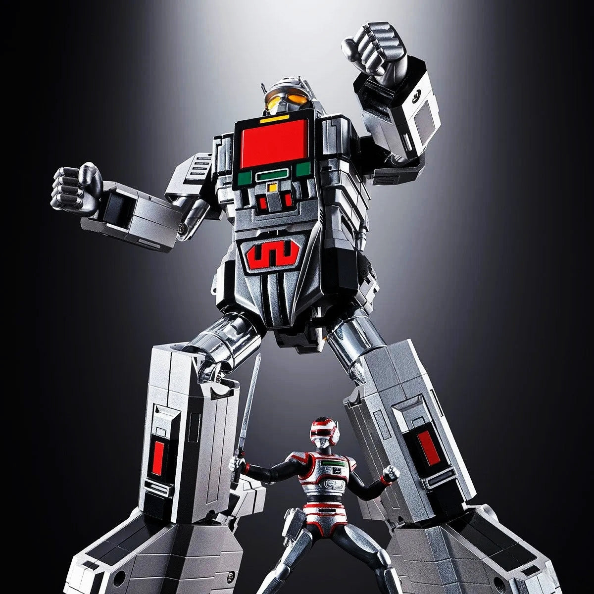 Boneco/Nave Daileon e Jaspion GX-97 – Soul of Chogokin (Bandai