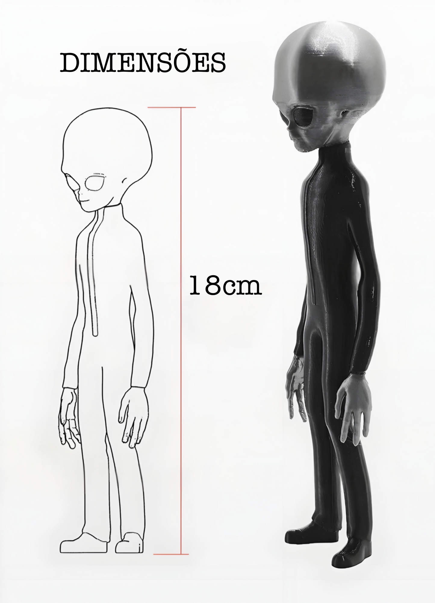 Decorativo Skinny Bob | Edição Importada 18cm