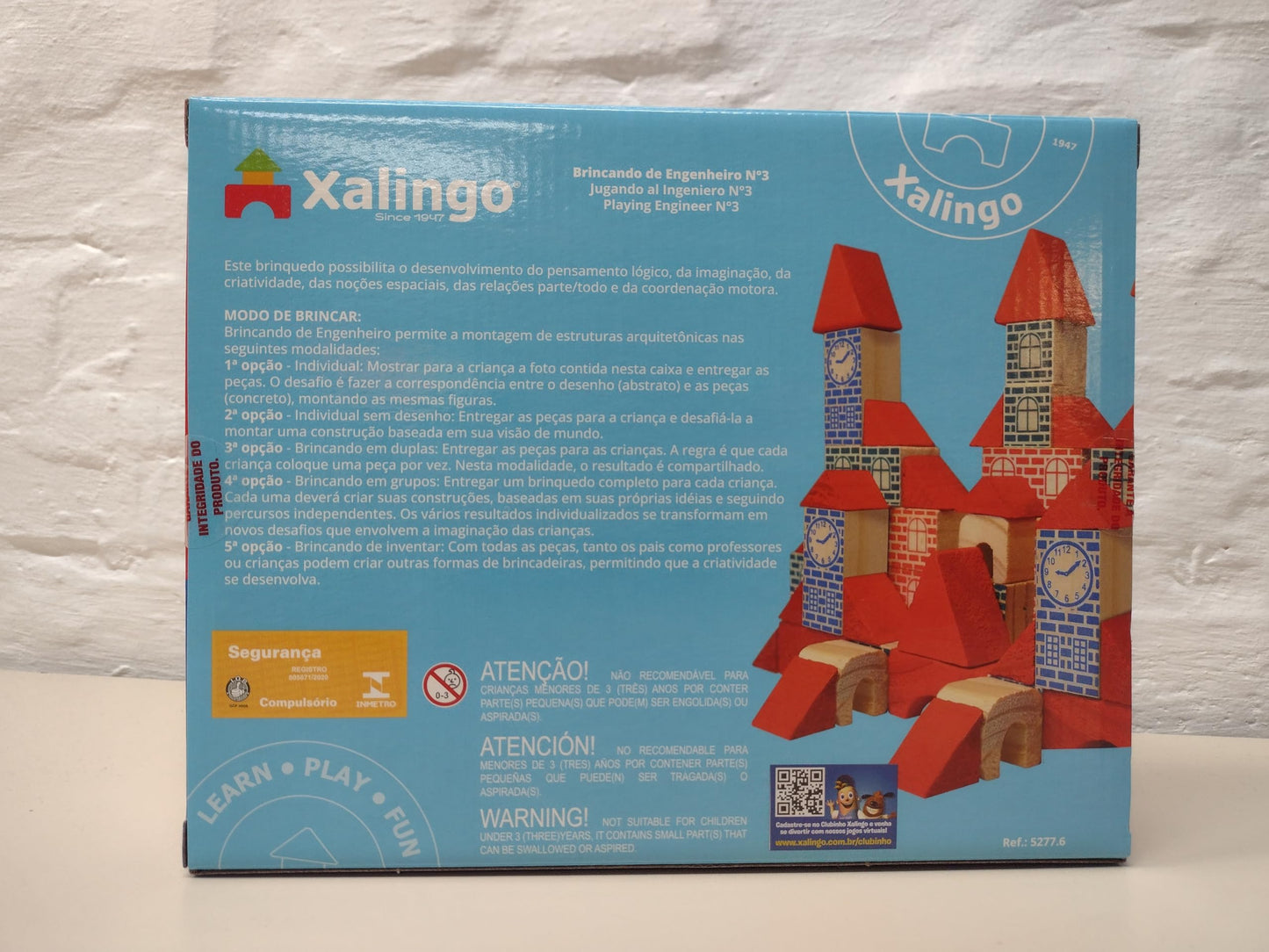 Brincando de Engenheiro Xalingo – 73 Pcs