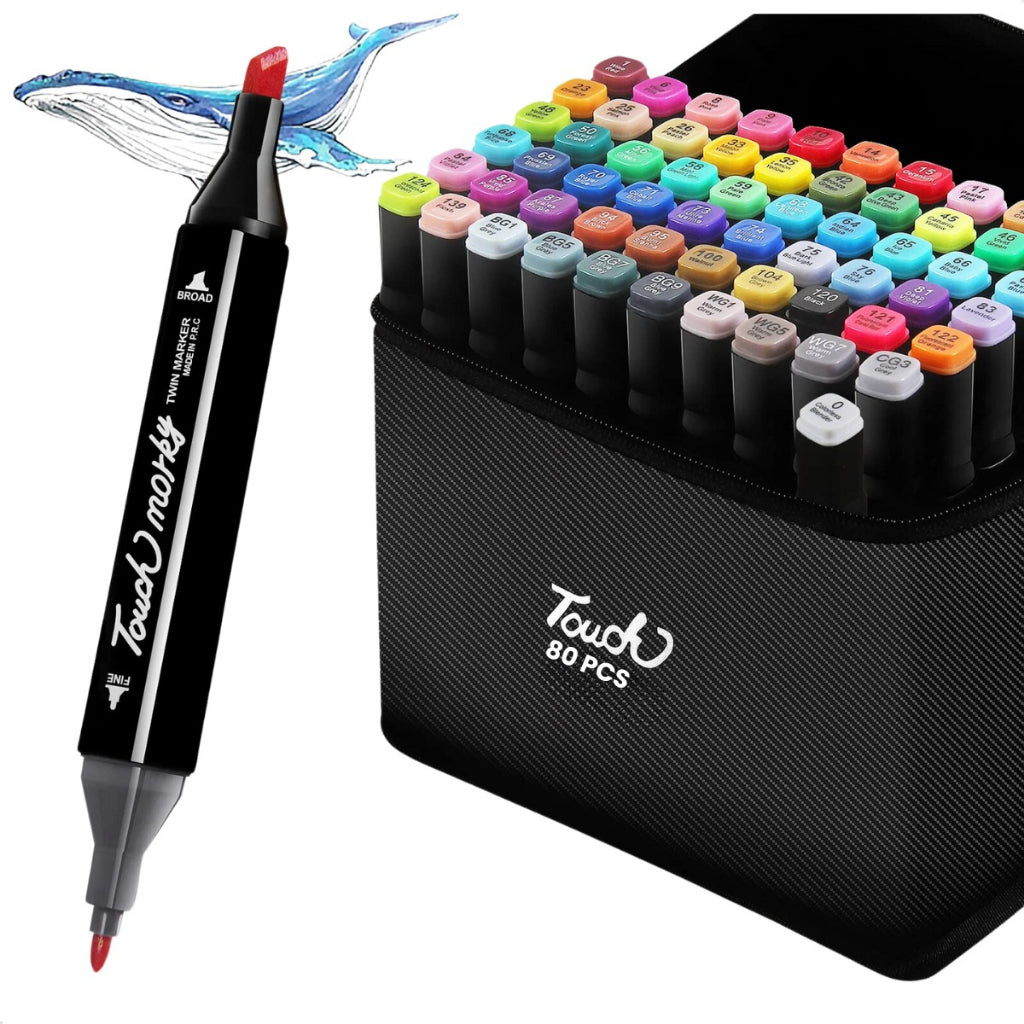 Canetas Marcadoras de Colorir (Bobbie Goods)