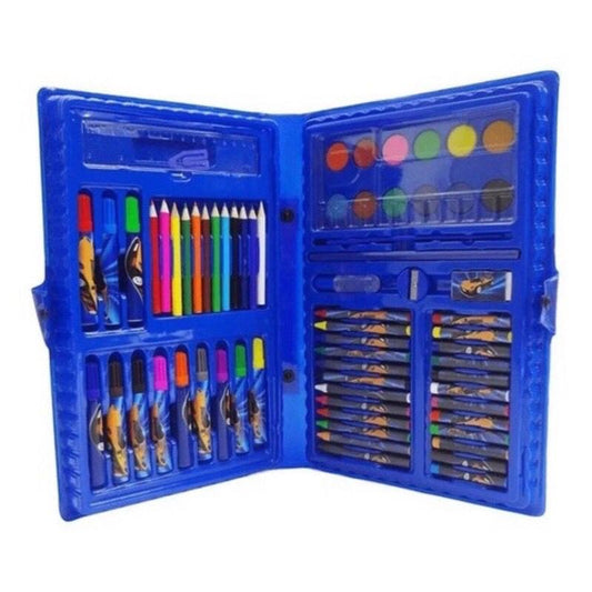 Estojo Escolar Tipo Maleta de Pintura 68 Peças