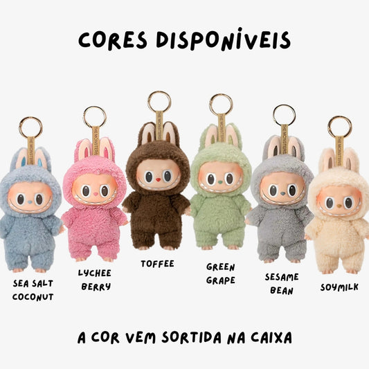 Pelúcia Labubu Monster Chaveiro Pop Mart – Modelo Aleatório!