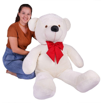 Urso de Pelúcia Gigante (1,10 metro) – Super Macio com Laço