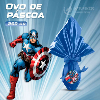 Ovo Garoto Capitão America 250g