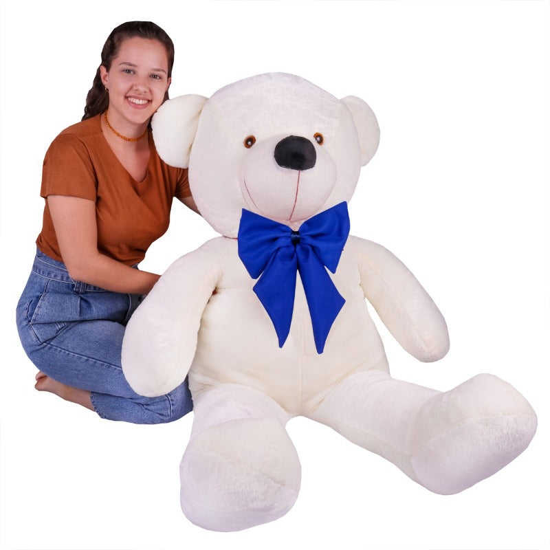 Urso de Pelúcia Gigante (1,10 metro) – Super Macio com Laço