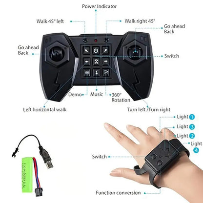 Carro de Drift com Controle por Gesto – Luzes LED