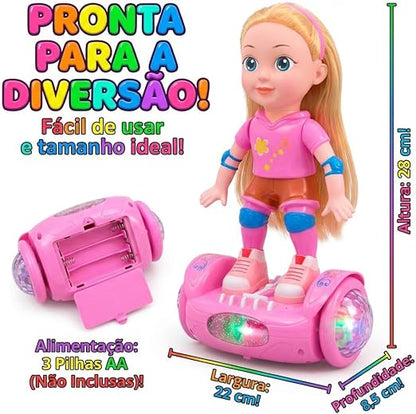 Boneca Hoverboard Musical
