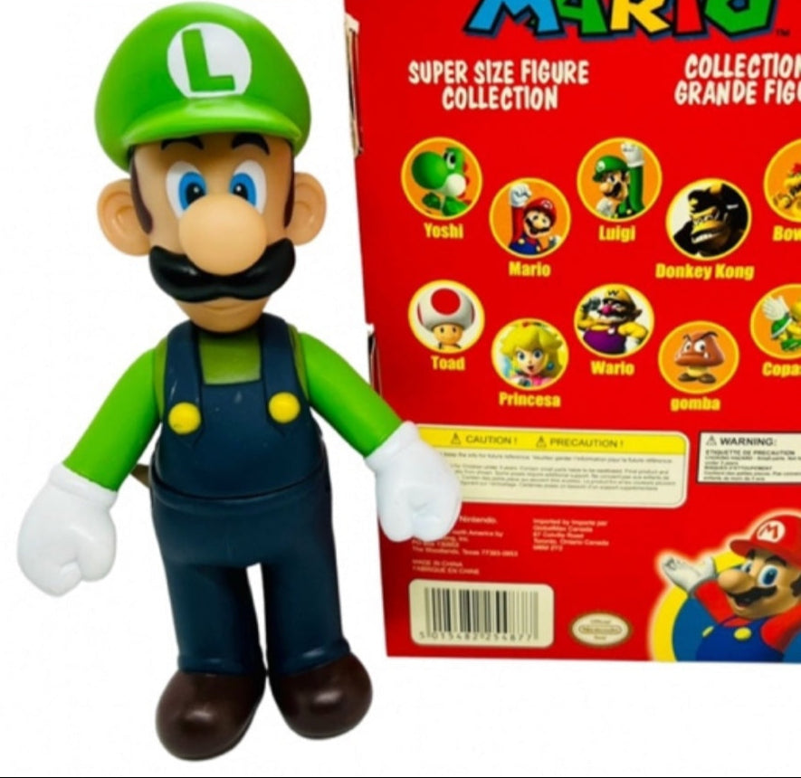 Bonecos Mario / Luigi Vinil Collection (23cm)