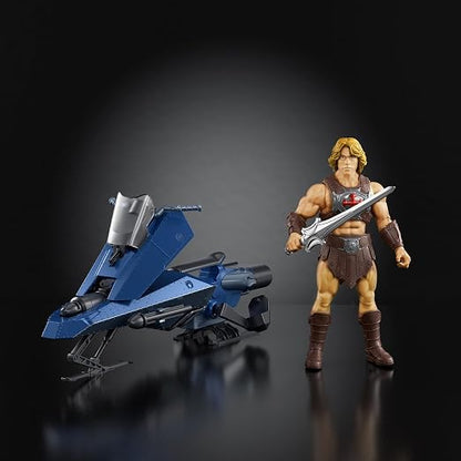 He-Man com Veículo Voador Sky Sled