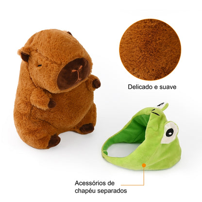 Capivara de Pelúcia - Touquinha Animal