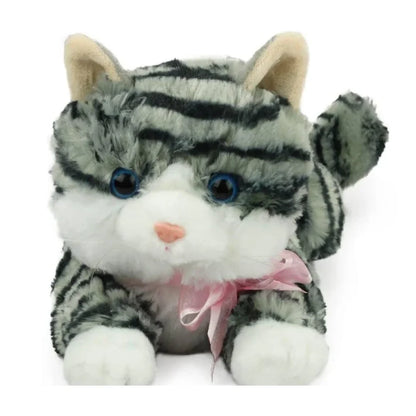 Gatinho de pelúcia deitado (23 cm)