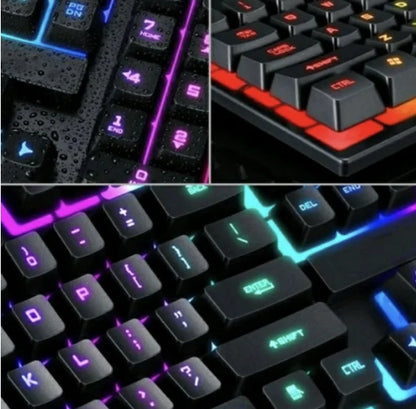 Teclado Gamer Retroiluminado RGB LED