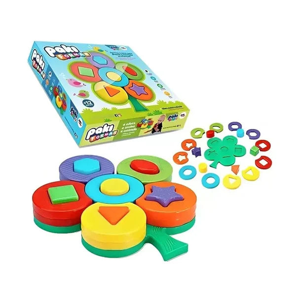 Brinquedo de Encaixar Pakitoys - 18 Peças