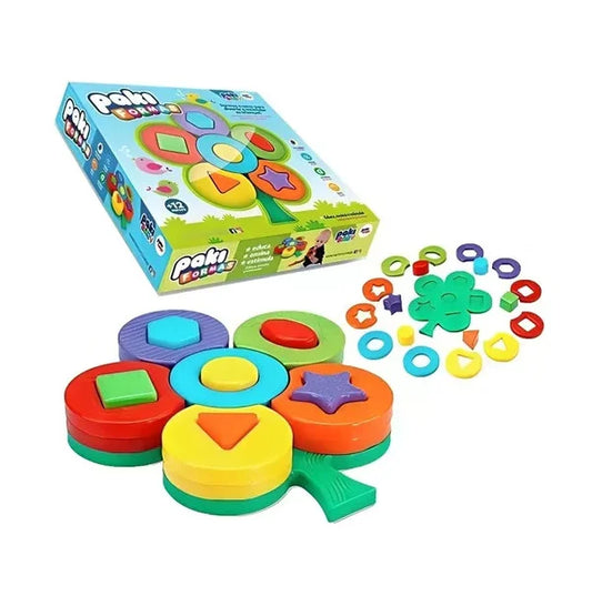 Brinquedo de Encaixar Pakitoys - 18 Peças