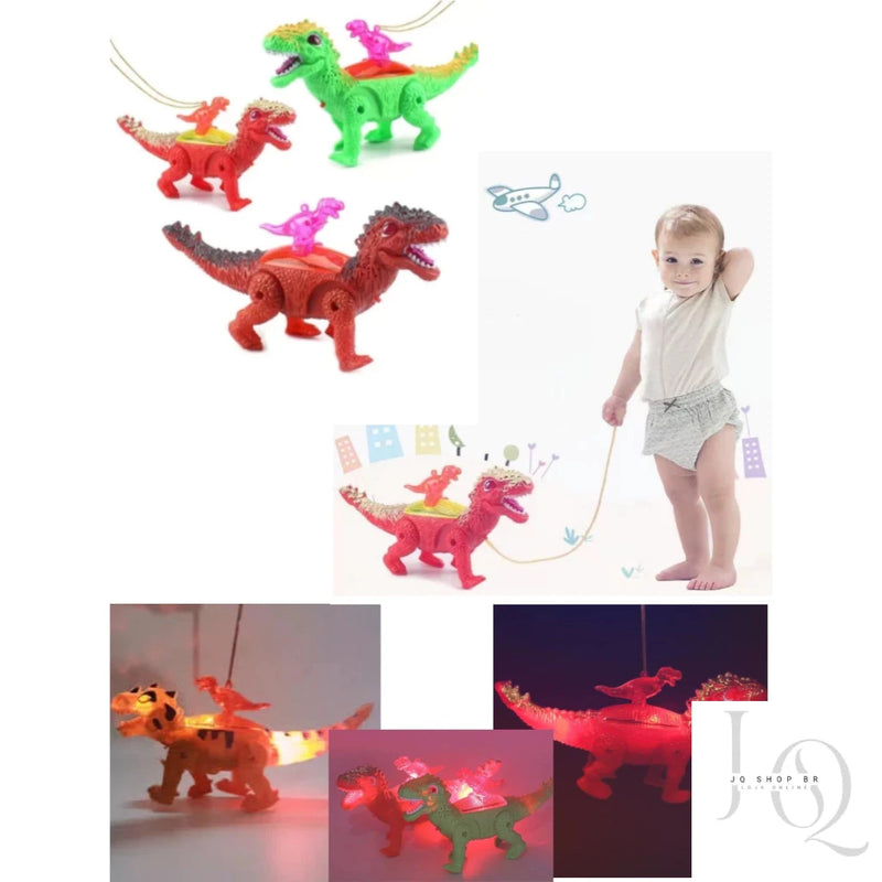 Dinossauro Robô Com Led, Movimento E Som