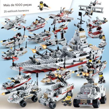 1000+ Peças de Blocos para Montar