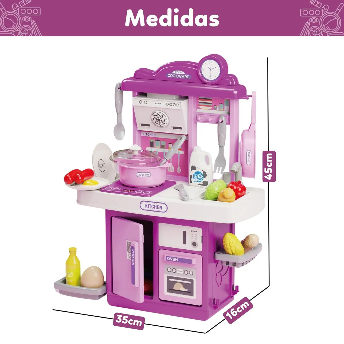 Kit Mini Cozinha Infantil