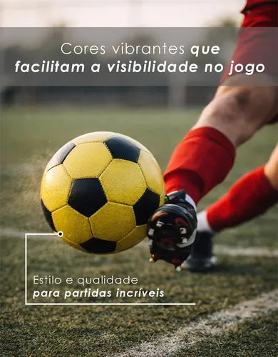 Kit Bola de Futebol + Bomba de Ar Manual