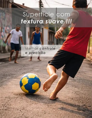 Kit Bola de Futebol + Bomba de Ar Manual
