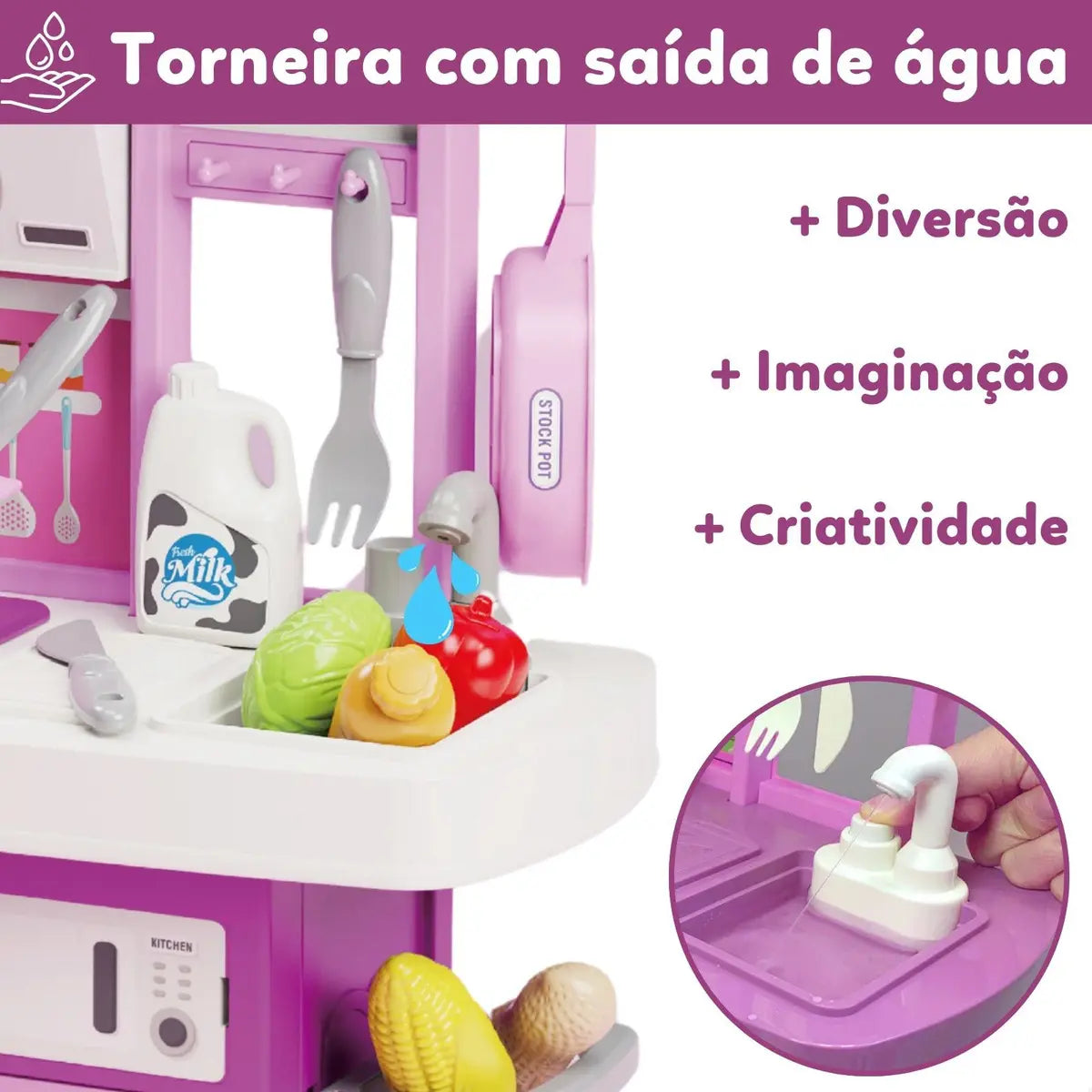 Kit Mini Cozinha Infantil