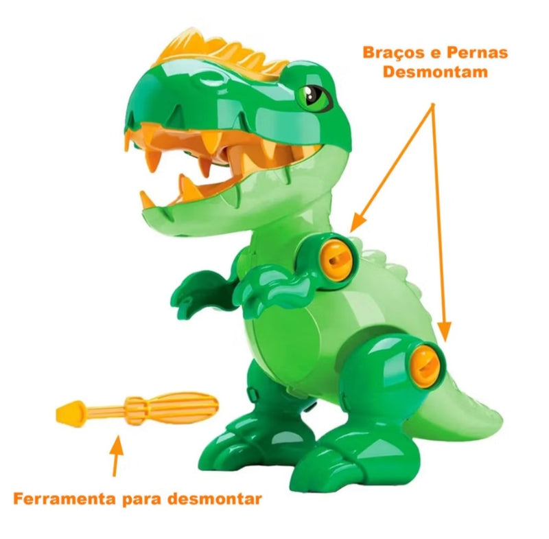 Dinossauro Didático Toy Rex (Monta E Desmonta)